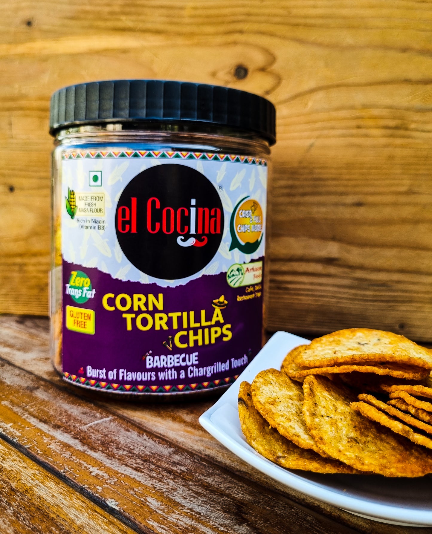 Corn Tortilla Chips- BBQ